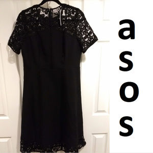 Asos Black Lacy Dress